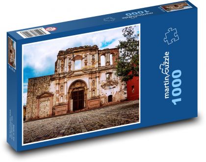 Staroveký kostol - Puzzle 1000 dielikov, rozmer 60x46 cm