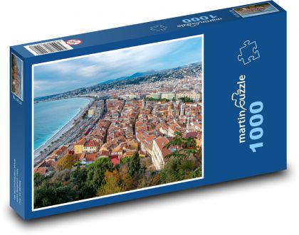 France - coast - Puzzle 1000 pieces, size 60x46 cm 
