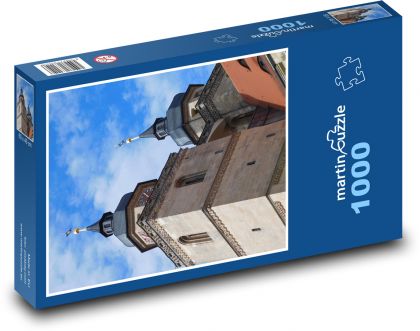 Bayreuth - wieża kościelna, Niemcy - Puzzle 1000 elementów, rozmiar 60x46 cm