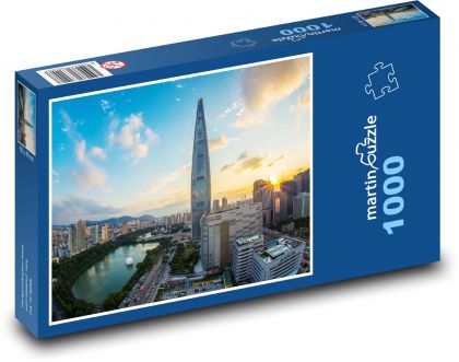 Seul - Republika Korei - Puzzle 1000 elementów, rozmiar 60x46 cm