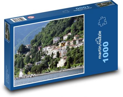 Comské jazero - Taliansko - Puzzle 1000 dielikov, rozmer 60x46 cm