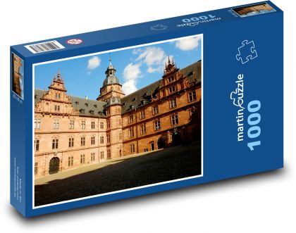 Německo - zámek Johannisburg v Aschaffenburgu - puzzle 1000 dílků
