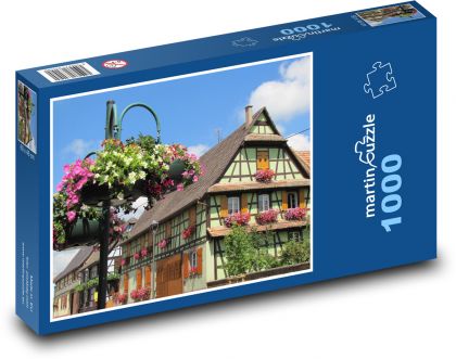 House in France - Puzzle 1000 pieces, size 60x46 cm 