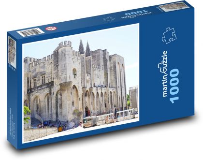 Pápežský palác - Francúzsko - Puzzle 1000 dielikov, rozmer 60x46 cm