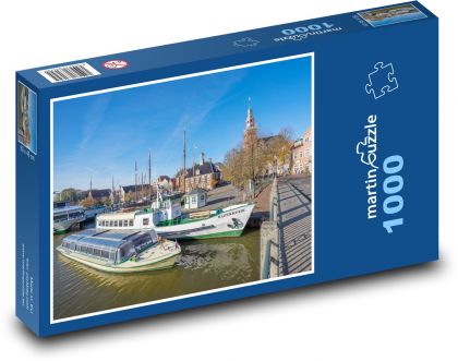 Prístav - Nemecko - Puzzle 1000 dielikov, rozmer 60x46 cm