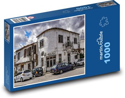 Kypr - starý dům - Puzzle 1000 dílků, rozměr 60x46 cm
