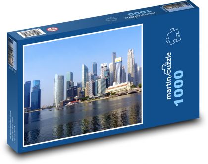 Singapur - rzeka - Puzzle 1000 elementów, rozmiar 60x46 cm