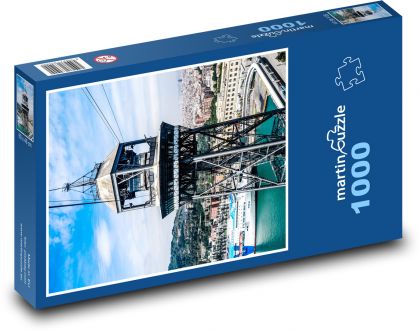 Barcelona - cable car - Puzzle 1000 pieces, size 60x46 cm 