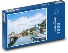 Přístav - lodě Puzzle 1000 dílků - 60 x 46 cm