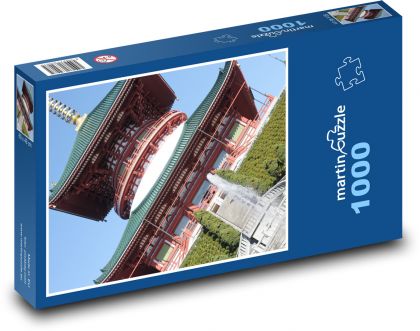 Japonia - Świątynia - Puzzle 1000 elementów, rozmiar 60x46 cm
