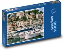 Hafen Mallorca Puzzle 1000 Teile - 60 x 46 cm