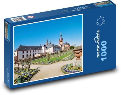 Ogród klasztorny - Niemcy - Puzzle 1000 elementów, rozmiar 60x46 cm