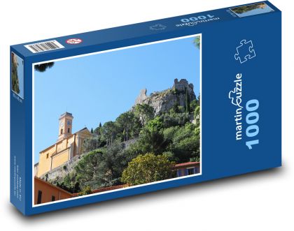 Francúzska riviéra - Puzzle 1000 dielikov, rozmer 60x46 cm