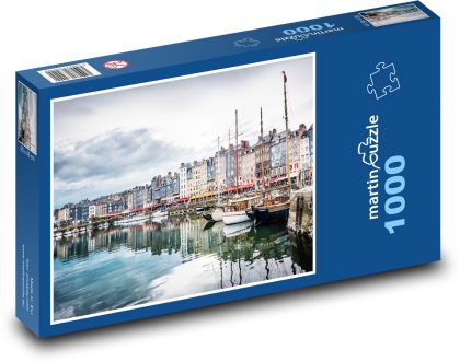 Normandie, pobřeží - puzzle 1000 dílků