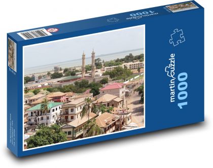 Bandżul - Afryka - Puzzle 1000 elementów, rozmiar 60x46 cm