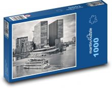 Mesto - Loď Puzzle 1000 dielikov - 60 x 46 cm 