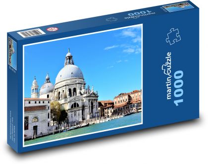 Kostol - Benátky - Puzzle 1000 dielikov, rozmer 60x46 cm