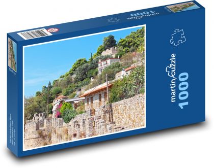 Nafpaktos - Grécko - Puzzle 1000 dielikov, rozmer 60x46 cm