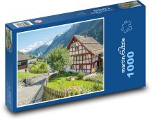 Švýcarsko - příroda Puzzle 1000 dílků - 60 x 46 cm