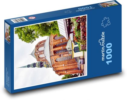 Riga - church tower - Puzzle 1000 pieces, size 60x46 cm 