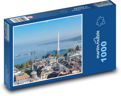 Geneva, Switzerland. - Puzzle 1000 pieces, size 60x46 cm 