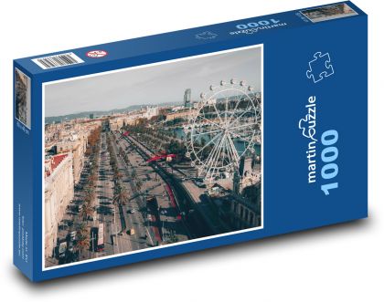 BARCELONA - ŠPANIELSKO - Puzzle 1000 dielikov, rozmer 60x46 cm