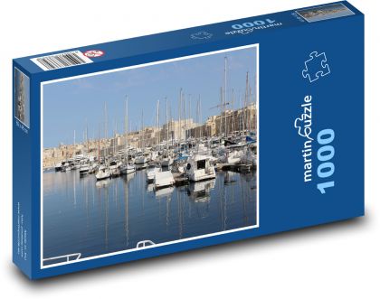 Hafen - Malta - Puzzle - 1000 Teile