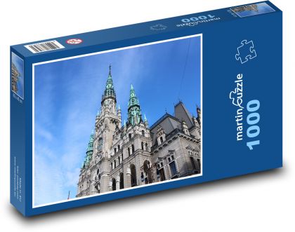 Česká republika - radnice - puzzle 1000 dílků