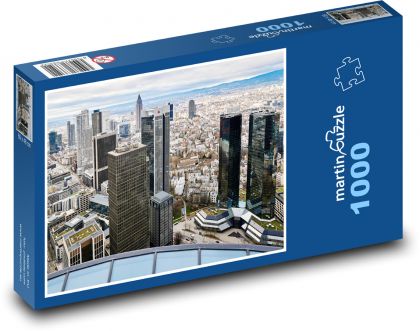 Frankfurt, Německo - Puzzle 1000 pieces, size 60x46 cm 