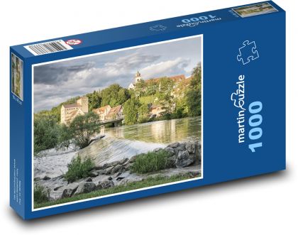 Bádensko-Württembersko - rieka - Puzzle 1000 dielikov, rozmer 60x46 cm