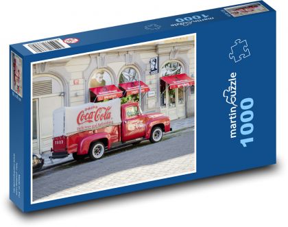 Pickup - Coca Cola, Prague - Puzzle 1000 pieces, size 60x46 cm 