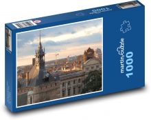 Staré budovy - Francie Puzzle 1000 dílků - 60 x 46 cm