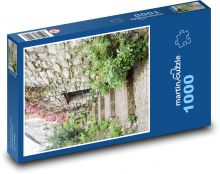 Středověká ulice Puzzle 1000 dílků - 60 x 46 cm