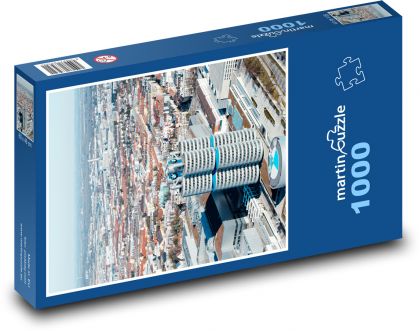 Budynek BMW - Puzzle 1000 elementów, rozmiar 60x46 cm