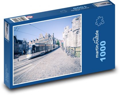 Straßenbahn - Gent, Belgien - Puzzle - 1000 Teile