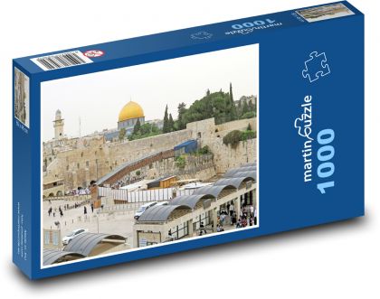 Múr nárekov - Izrael - Puzzle 1000 dielikov, rozmer 60x46 cm