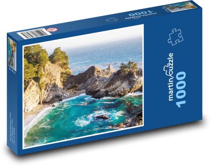 Ein Felsen am Ufer - Puzzle - 1000 Teile