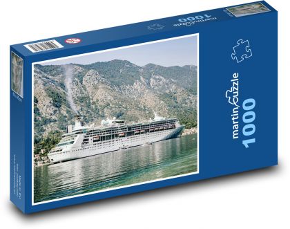 Boat in the bay - Puzzle 1000 pieces, size 60x46 cm 