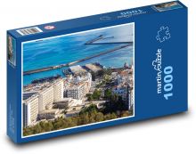 Prístav v Alžírsku Puzzle 1000 dielikov - 60 x 46 cm