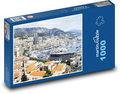 Monako - jachty - puzzle 1000 dílků