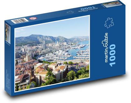 Záliv - Monako - puzzle 1000 dílků