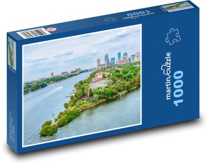Zatoka Tampa - Floryda - Puzzle 1000 elementów, rozmiar 60x46 cm