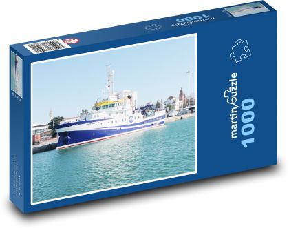 Cadiz- loď, Španělsko - Puzzle 1000 dílků, rozměr 60x46 cm