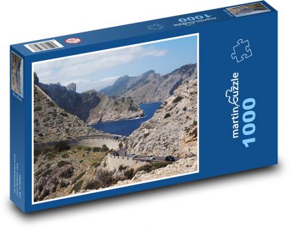 Mallorca Mountain Landscape - Puzzle 1000 pieces, size 60x46 cm 
