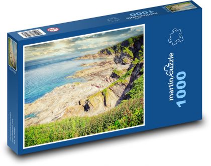 Wybrzeże Anglii - Puzzle 1000 elementów, rozmiar 60x46 cm