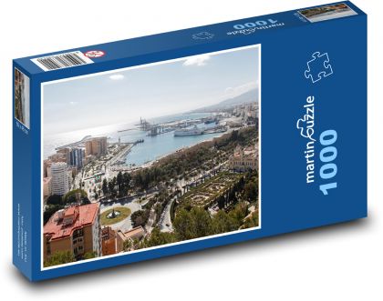 Malaga - Spain - Puzzle 1000 pieces, size 60x46 cm 