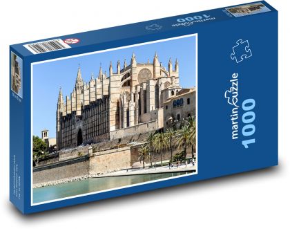 Mallorca - Palma, katedrála - Puzzle 1000 dielikov, rozmer 60x46 cm