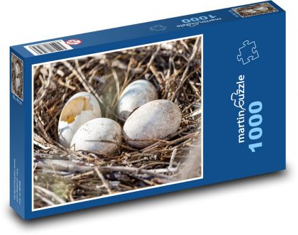 Hniezdo - vajce - Puzzle 1000 dielikov, rozmer 60x46 cm