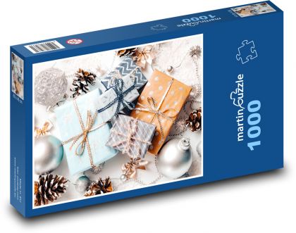 Vánoční dárky - puzzle 1000 dílků