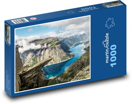 Ringedalsvannet - Lake, Norway - Puzzle 1000 pieces, size 60x46 cm 